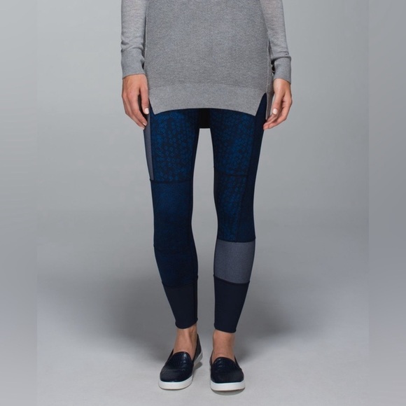Lululemon Wunder Under Leggings Full-On Luon Sz 8 SPECIAL EDITION (Rare) - Picture 1 of 10